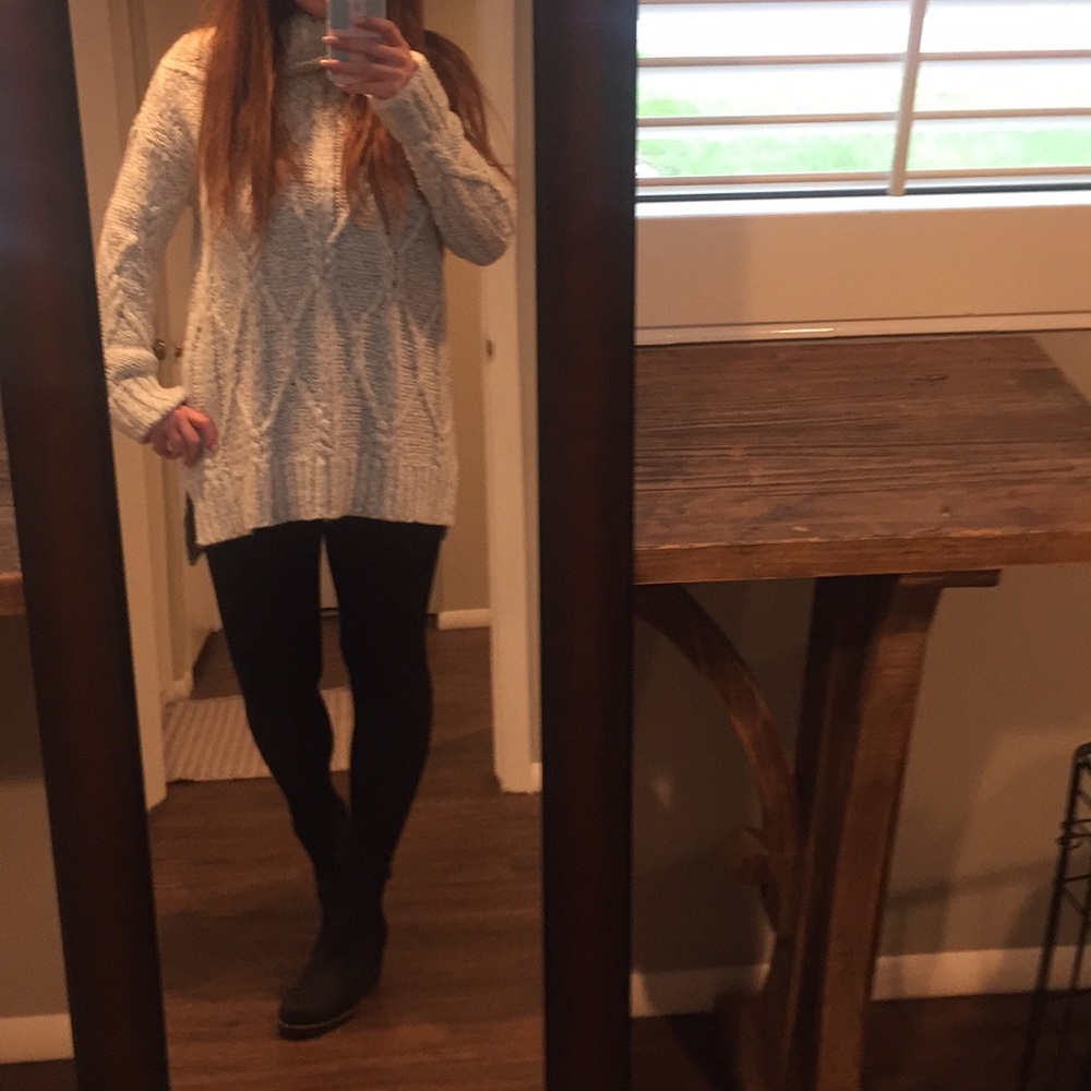 Beautiful Knit Cowl-Neck Sweater